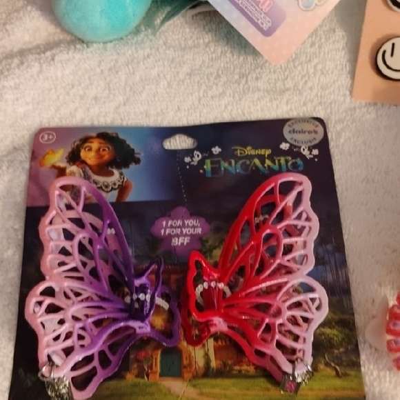 Pink and Green Kids Hair Accessories Set - Picture 4 of 11